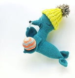 Amigurumi monk seal