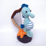 Amigurumi seahorse