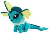 Amigurumi blue dragon