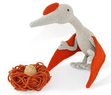 Amigurumi stork