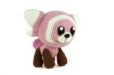 Amigurumi cartoon character pink